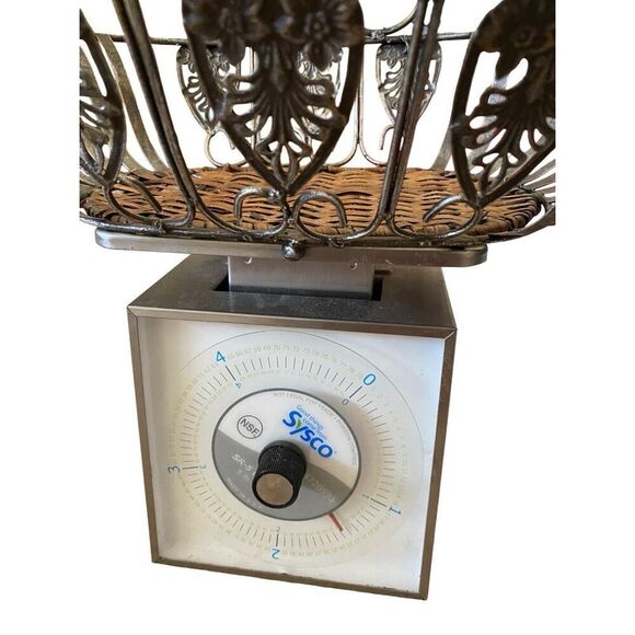 Wire Wicker Picnic Basket Home Decor Easter Decorations Gift - Picture 11 of 11